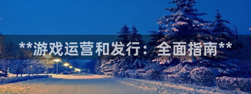 新城平台登录入口网址：**游戏运营和发行：全面指南**
